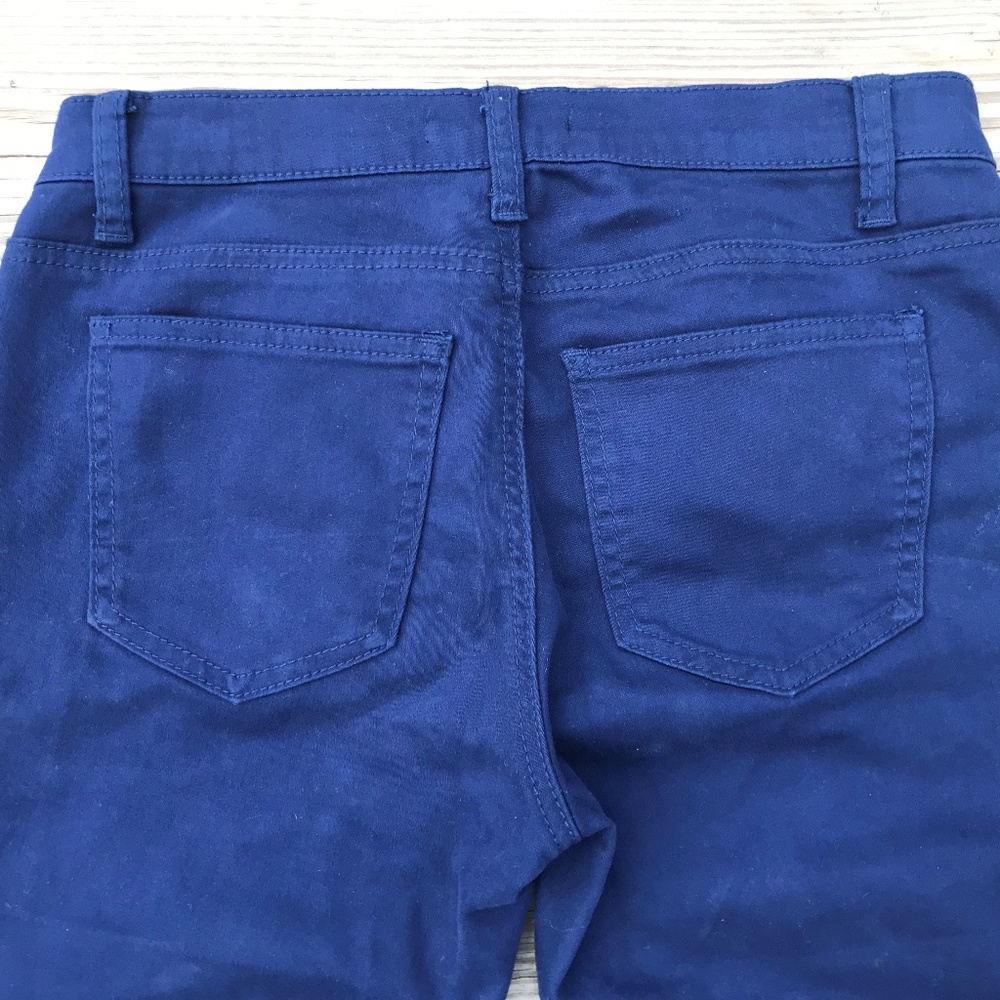 Forever 21 Women Legging Jeans Navy Blue Skinny St - Picture 7 of 8